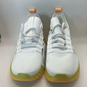 Adidas White and Orange Sneakers